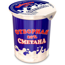 Сметана "Отборная" 380гр.